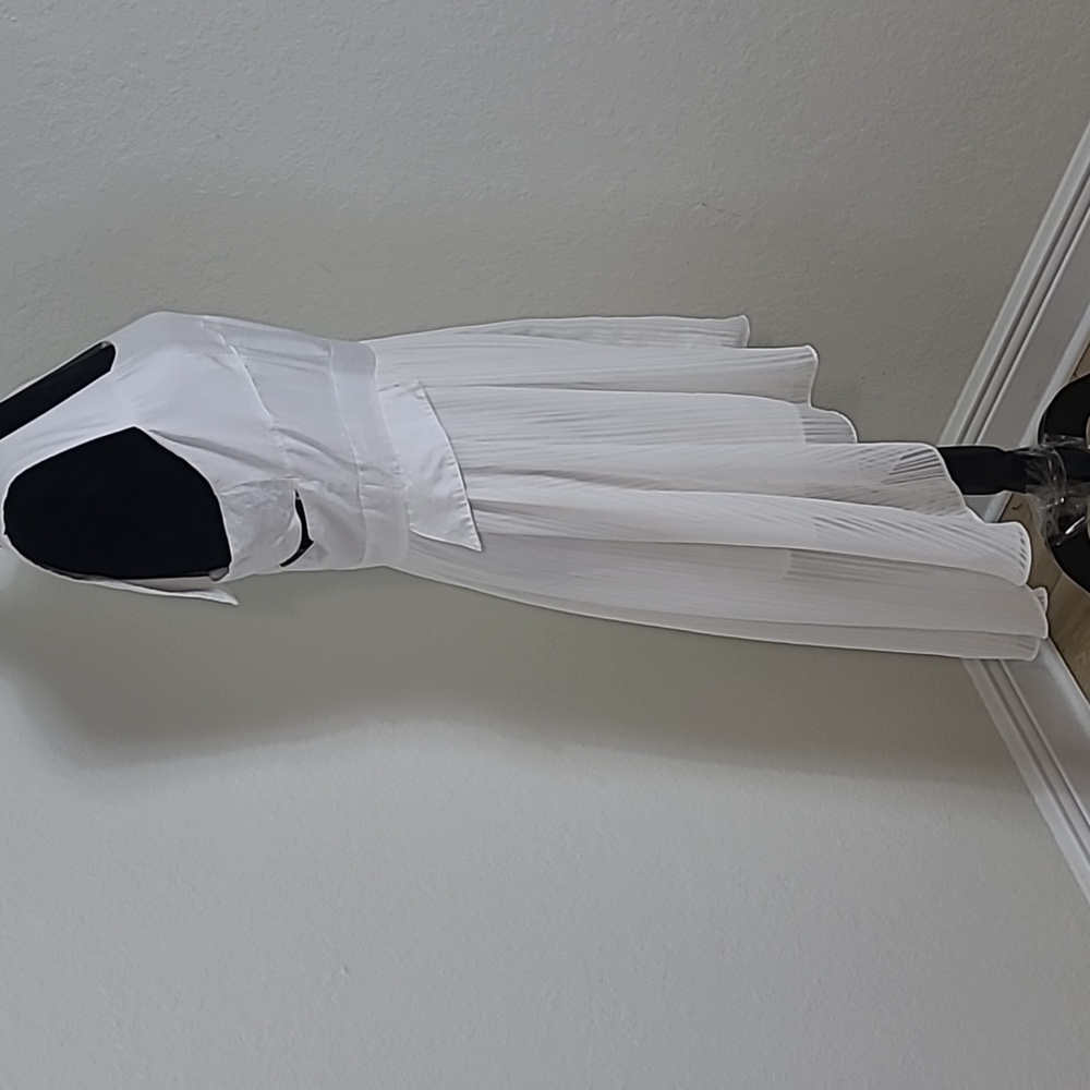 W118 by Walter Baker White High Low Dress Sumnery Party Vacation Size Large - Picture 10 of 11